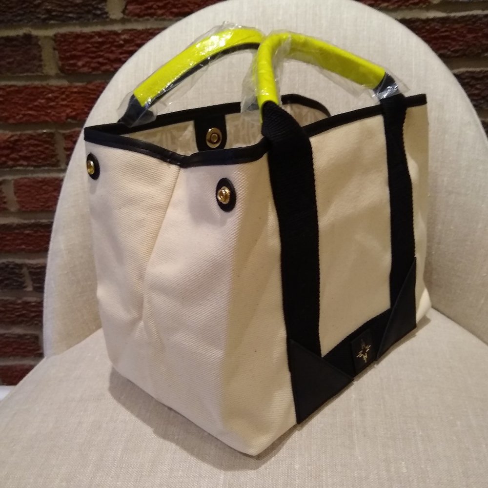 India Hicks Baby Biscayne Canvas Tote